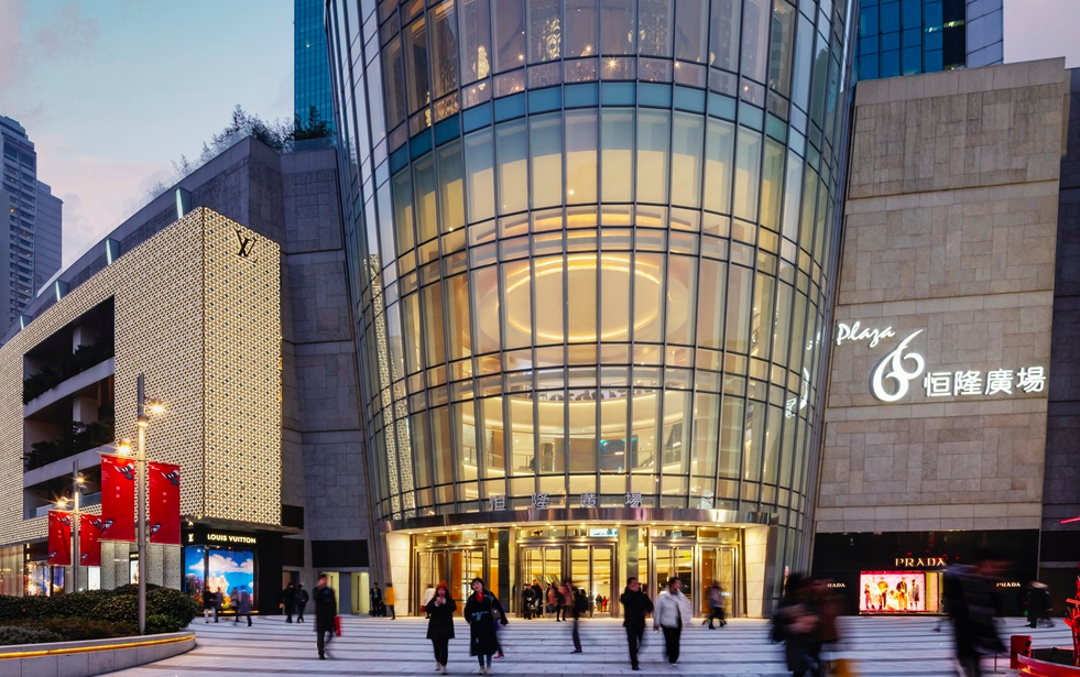 上海港汇恒隆广场增长42%