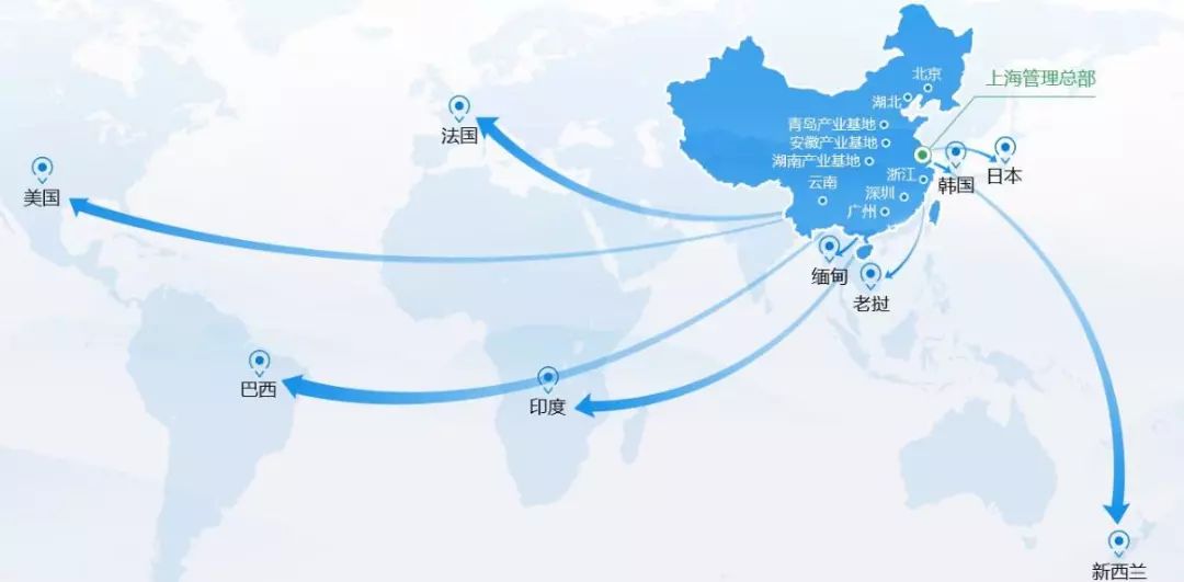 大康农业的业务范围遍及全球